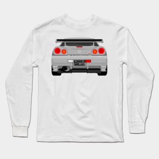GTR R34 GREY Long Sleeve T-Shirt